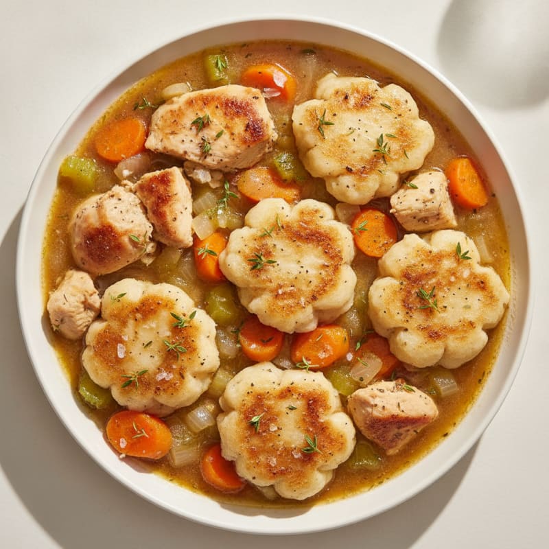 Homestyle Chicken and Herb Dumplings