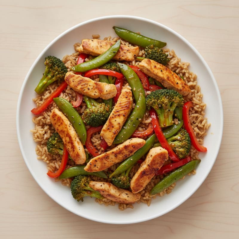 Teriyaki Chicken Stir-Fry with Vegetables