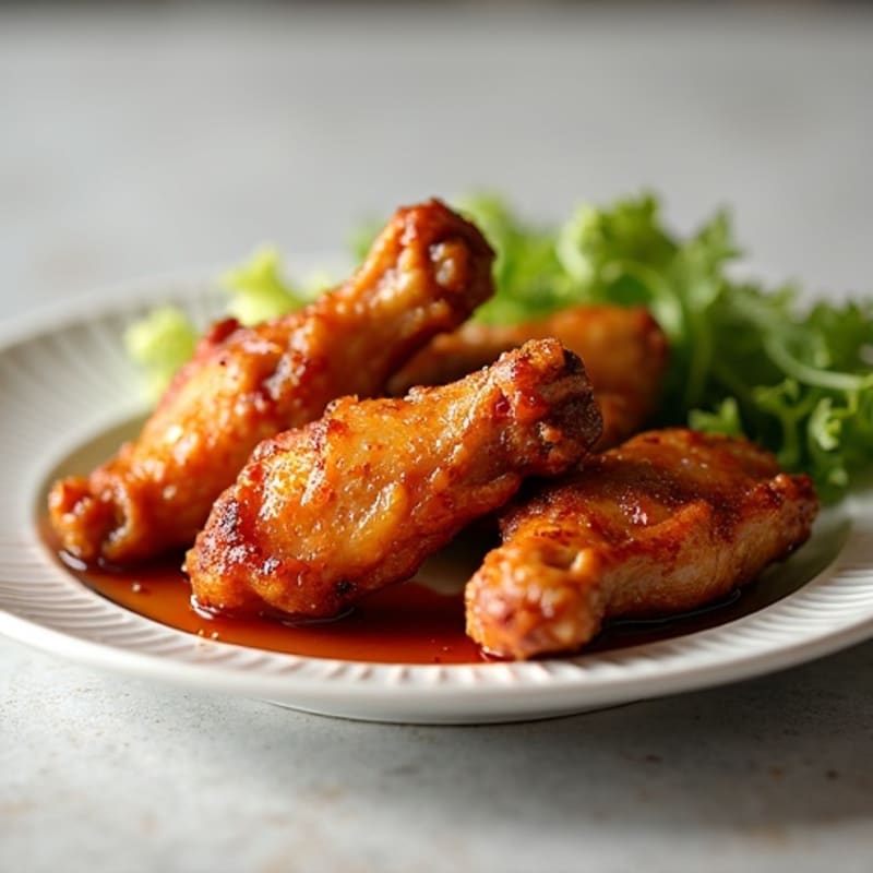 Crispy Honey-Glazed Chicken Wings