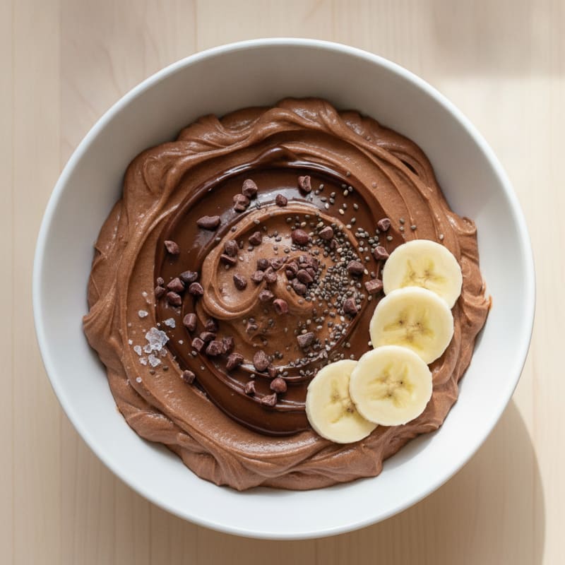 Chocolate Banana Protein Pudding