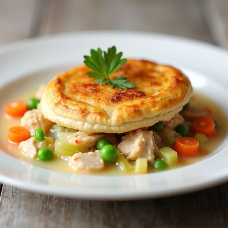Healthy Creamy Chicken Pot Pie