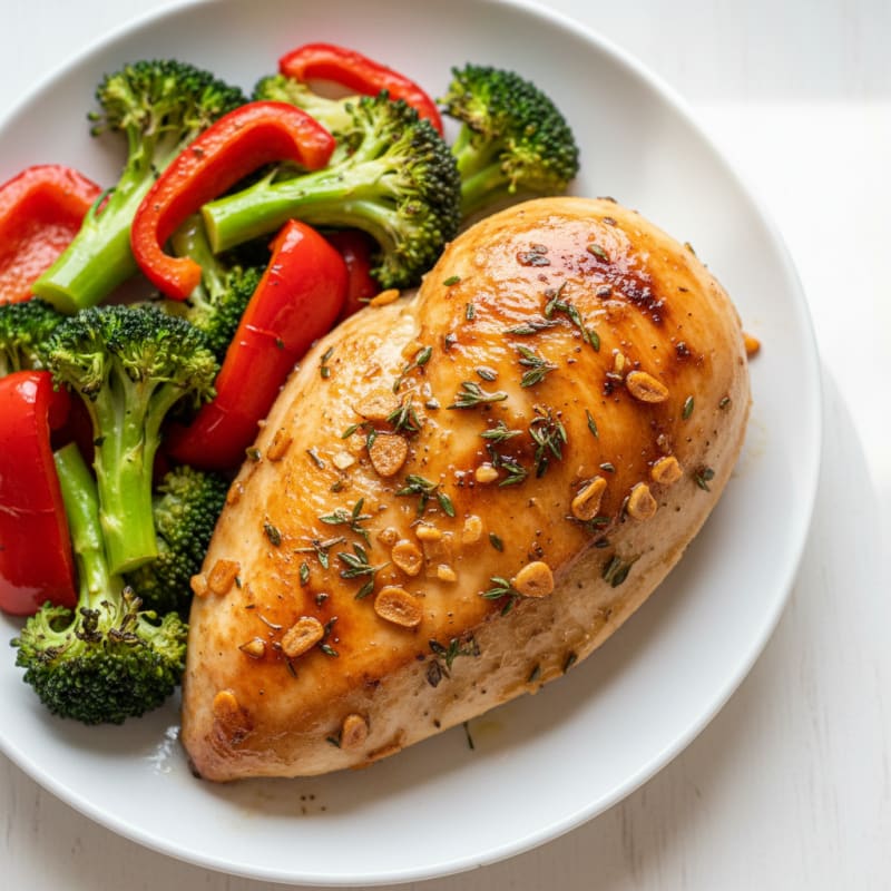 Garlic Herb Roasted Chicken with Vegetables