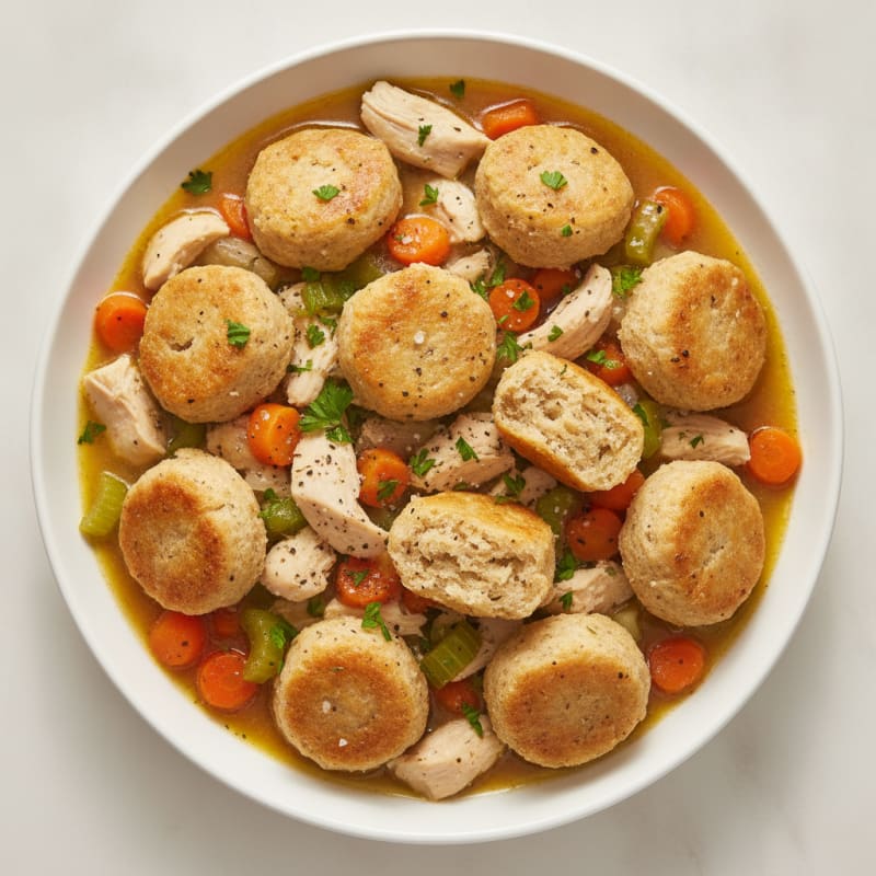 Homestyle Chicken and Herb Dumplings