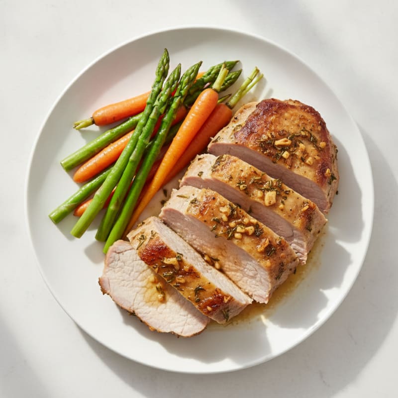 Garlic Herb Roasted Pork Loin