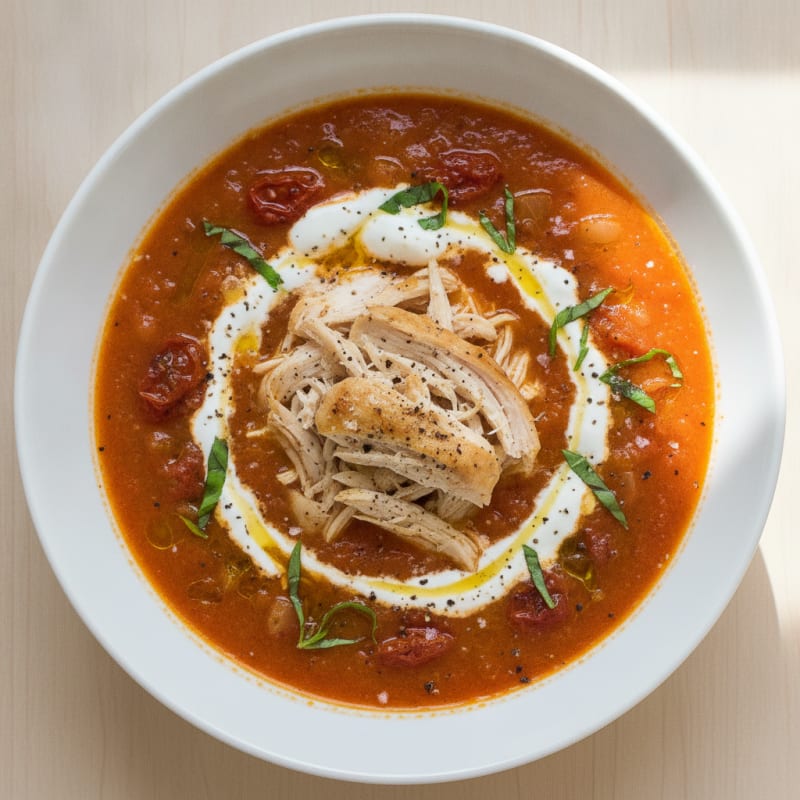 Roasted Tomato Basil Soup