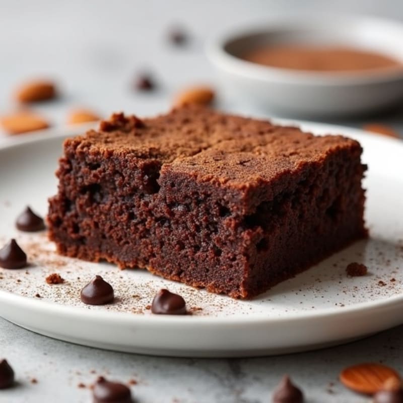 Protein-Rich Dark Chocolate Almond Flour Cake