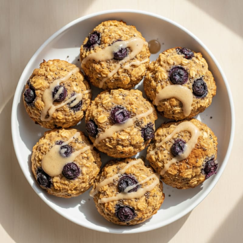 Baked Berry Oatmeal Cups