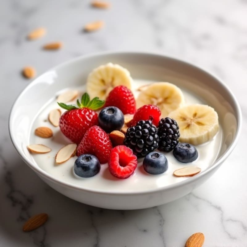 Silky Greek Yogurt Protein Bowl with Mixed Fruit