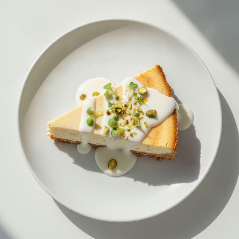 Vanilla Protein Cheesecake with Greek Yogurt