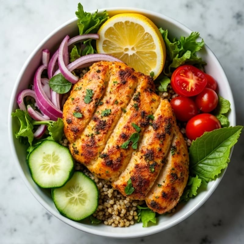 Herb-Spiced Chicken Shawarma Bowl