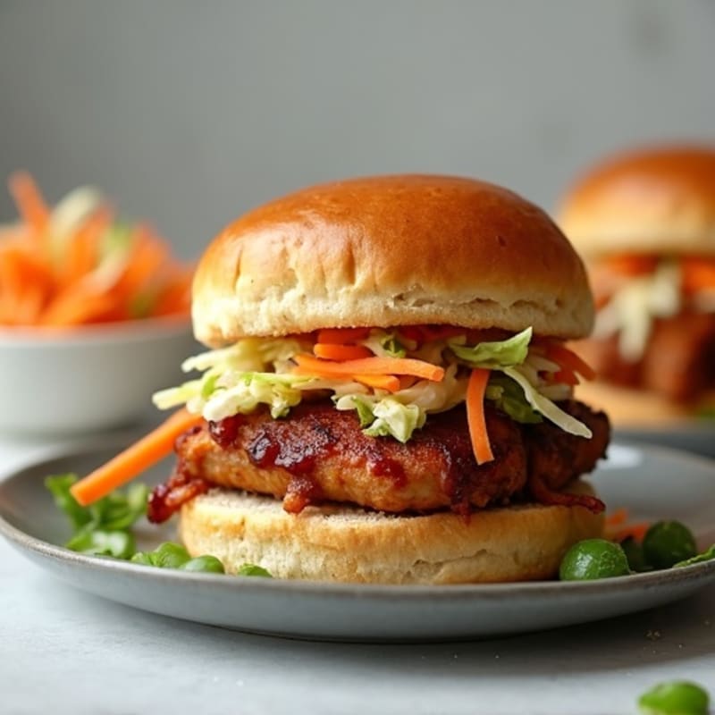 Tender Pulled Pork Sliders with Tangy Slaw