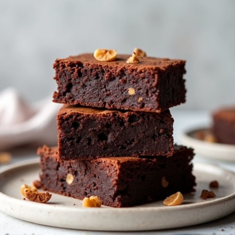 Healthy Fudgy Black Bean Brownies