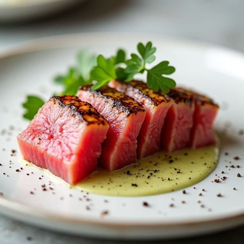 Seared Ahi Tuna with Wasabi Mayo