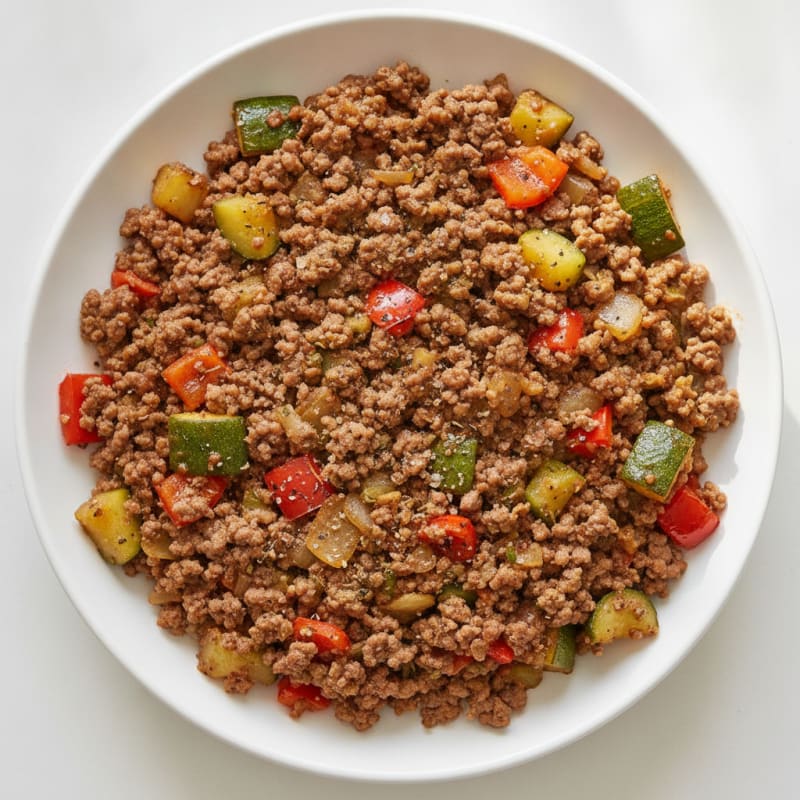 Savory Beef Mince and Vegetable Skillet