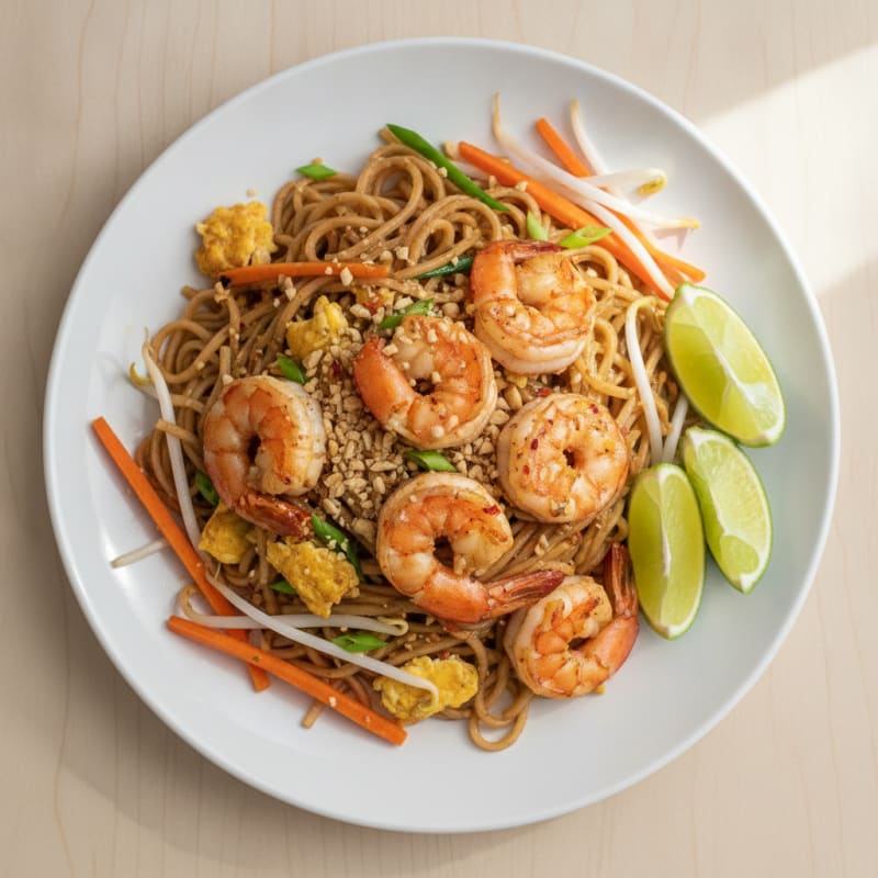 Shrimp Pad Thai Noodles