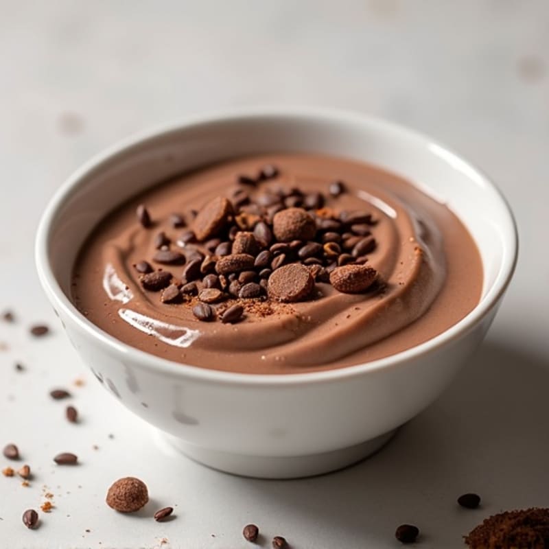 Healthy Creamy Lactose-Free Chocolate Pudding