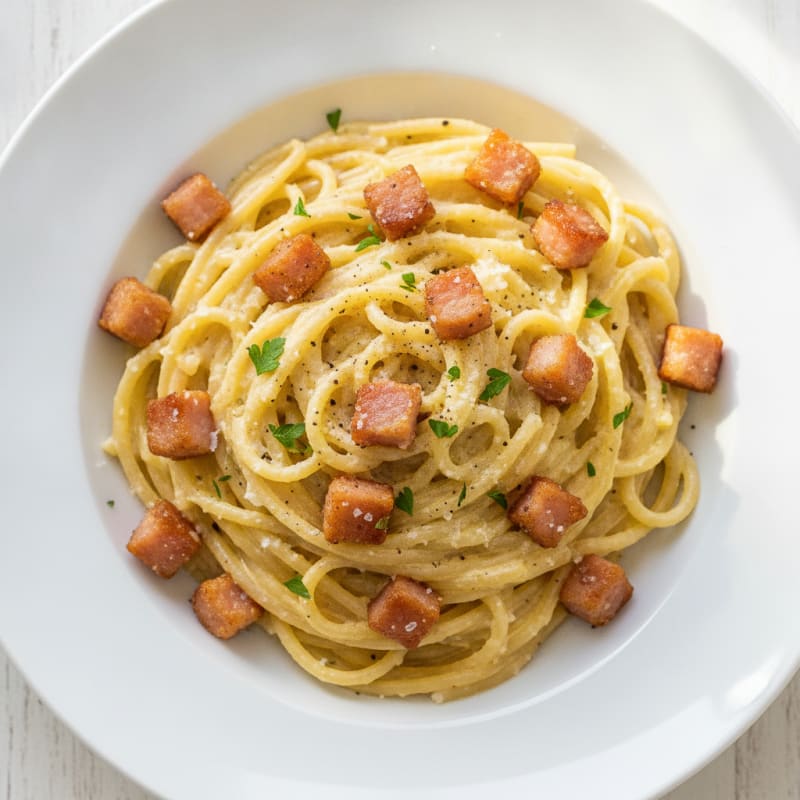Classic Carbonara with Pancetta
