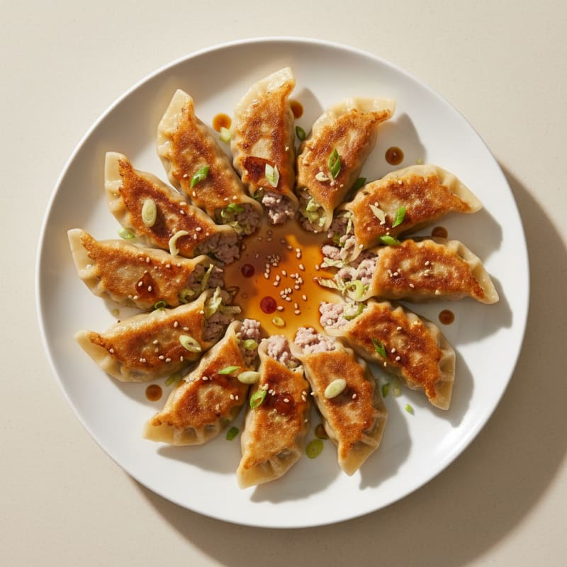 Crispy Pan-Seared Pork Dumplings