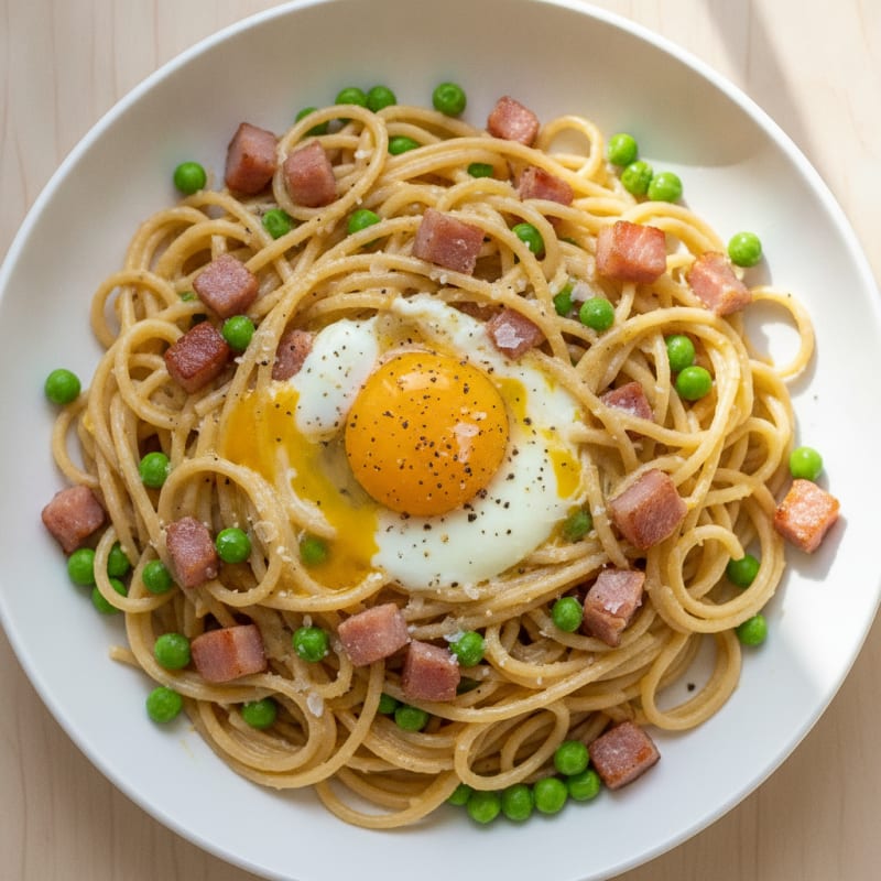 Classic Carbonara with Pancetta and Egg