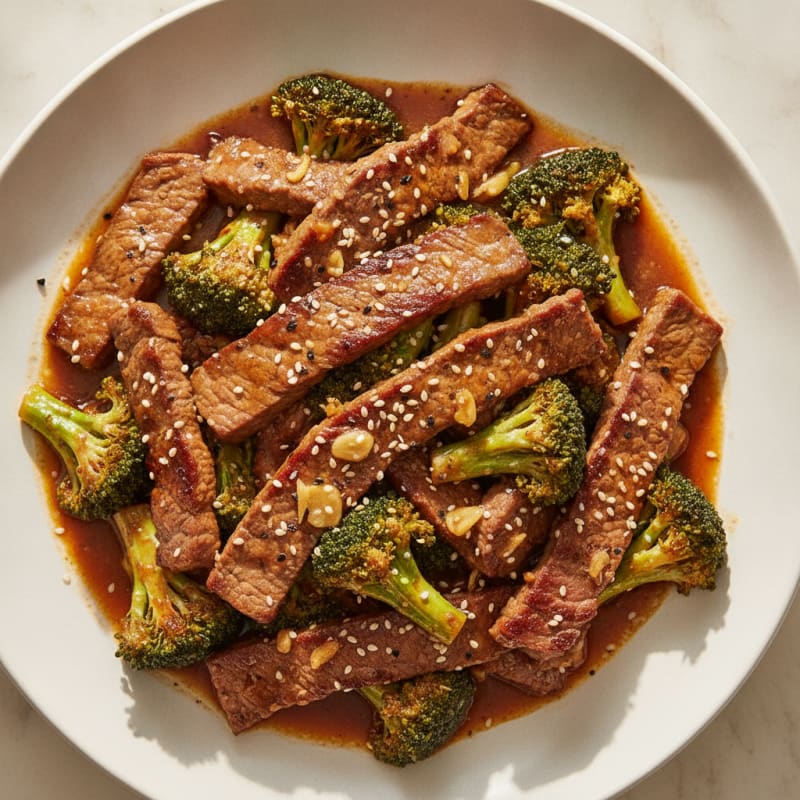 Sesame Beef & Broccoli Stir-Fry