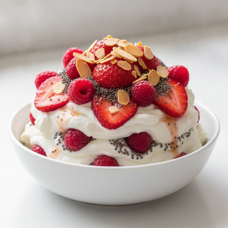 Creamy Greek Yogurt Protein Parfait with Mixed Berries