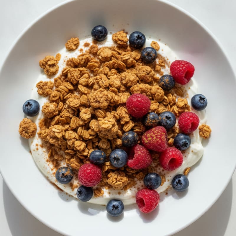 Granola Yogurt Bowl with Berries