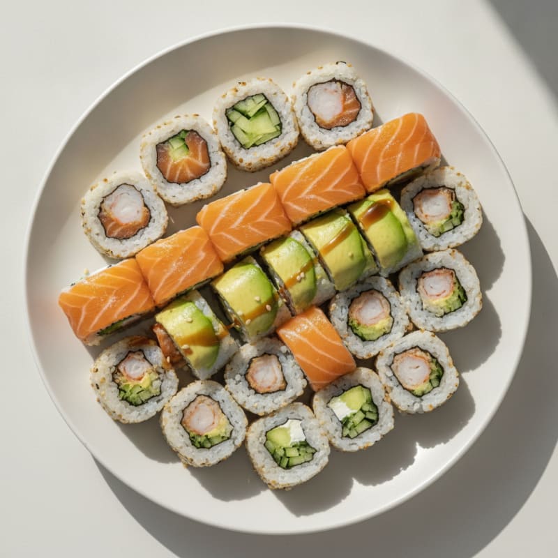 Assorted Fresh Sushi Rolls