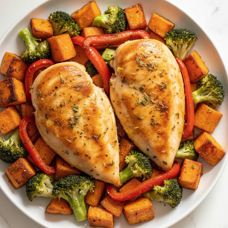 Lemon Herb Chicken and Roasted Vegetables