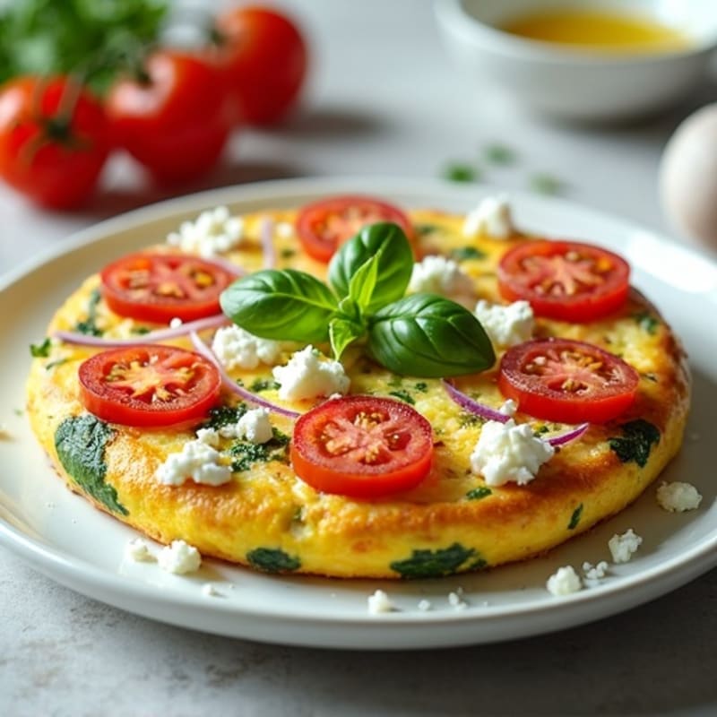 Fluffy Mediterranean Herb Frittata