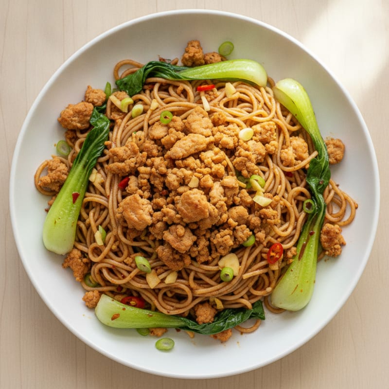 Sichuan Dan Dan Noodles with Chili Oil
