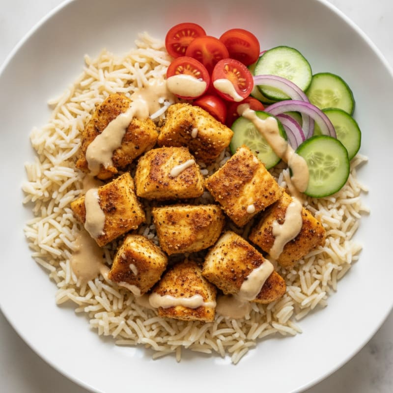 Chicken Shawarma Rice Bowl