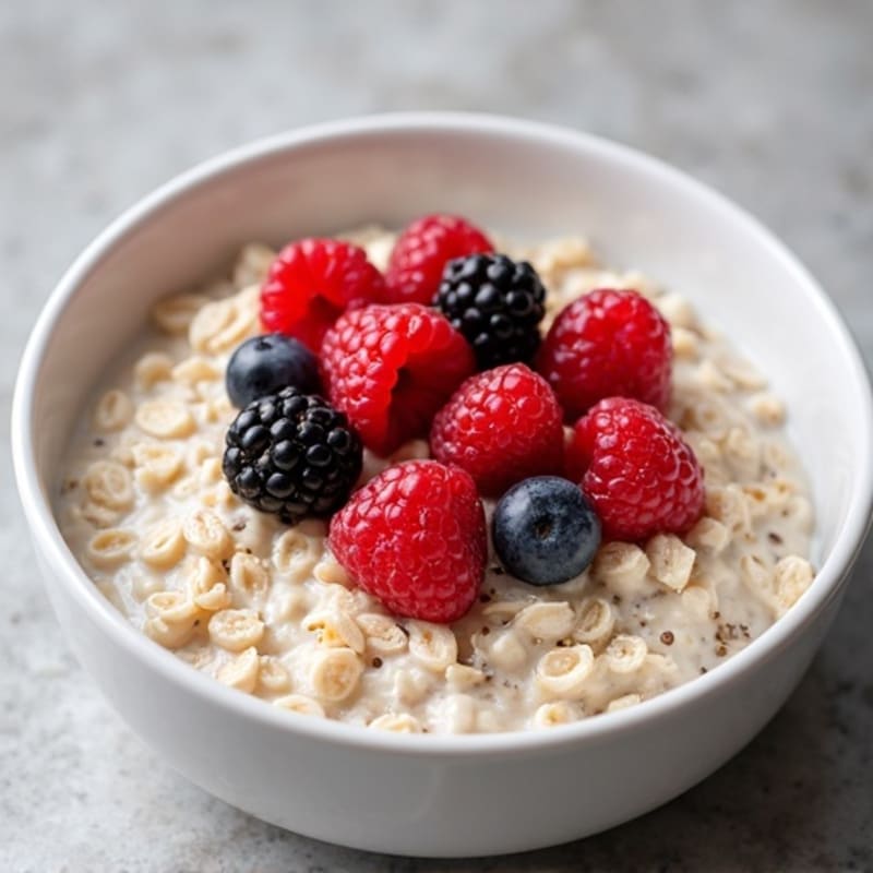Creamy Protein Berry Oatmeal