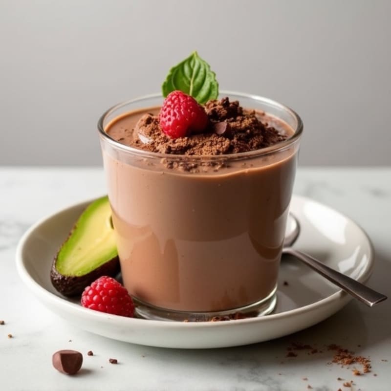 Silky Chocolate Protein Pudding with Greek Yogurt