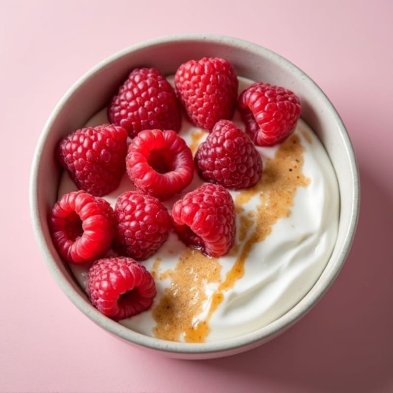 Creamy Raspberry Vanilla Protein Bowl