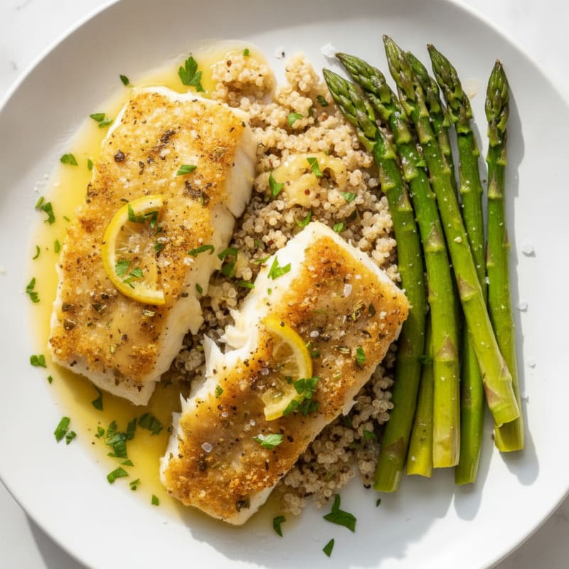 Lemon Herb Baked Cod