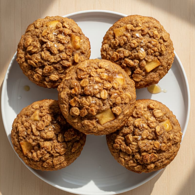 Baked Apple Cinnamon Streusel Muffins
