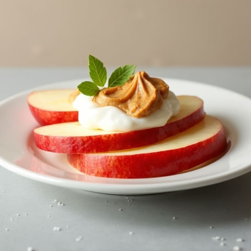 Crisp Apple Slices with Creamy Almond Butter