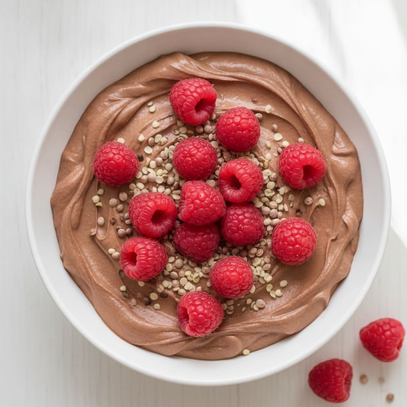 Silky Chocolate Protein Yogurt Bowl