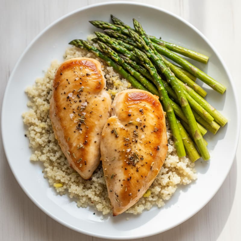 Lemon Herb Chicken and Asparagus