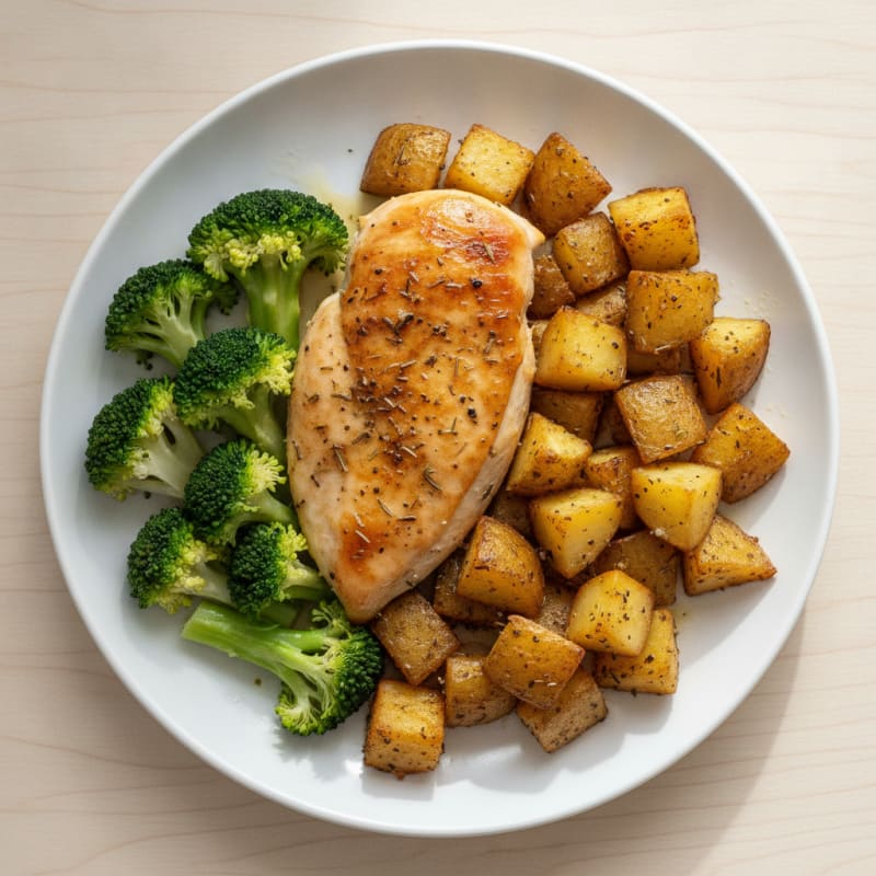 Herb-Roasted Chicken and Potatoes