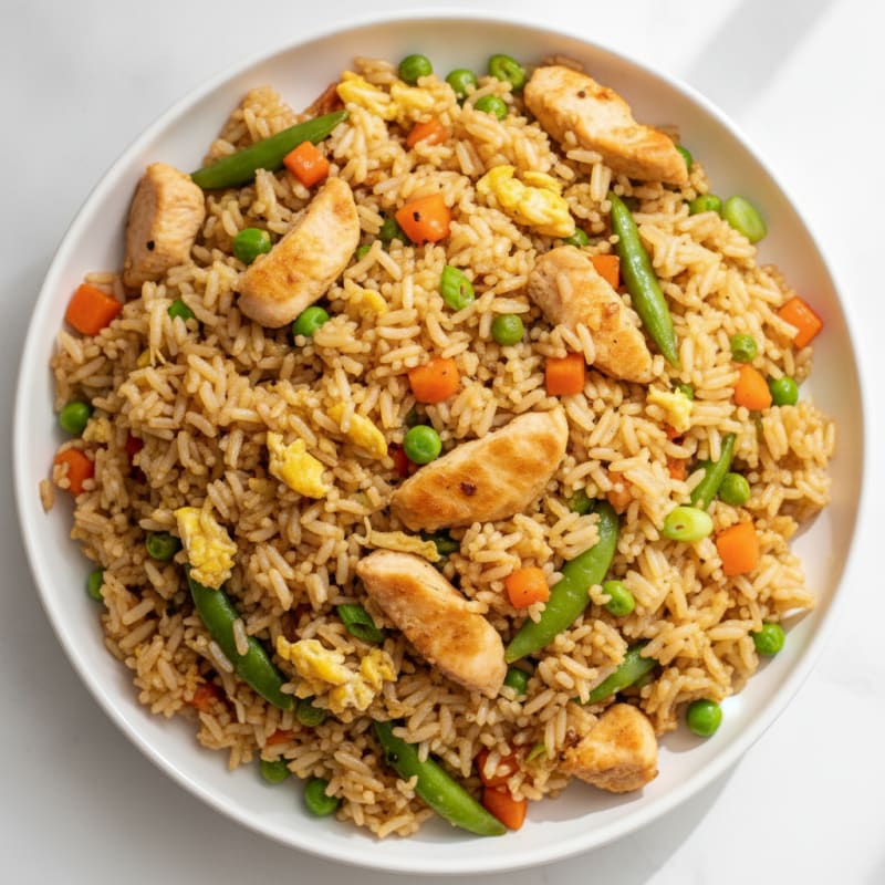 Chicken Fried Rice with Vegetables