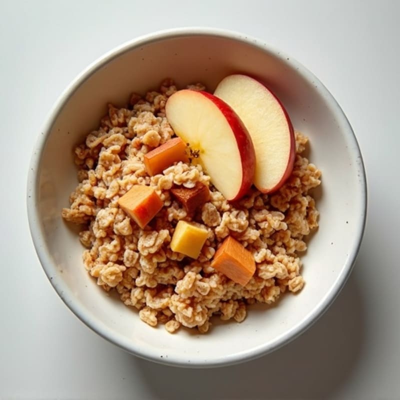 Protein-Packed Apple Cinnamon Steel Cut Oatmeal