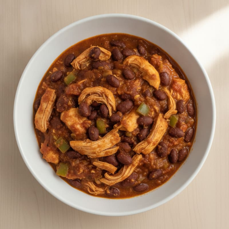 Chipotle Chicken and Black Bean Chili