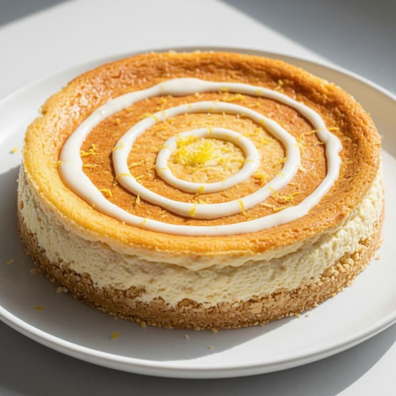 Creamy Greek Yogurt Protein Cheesecake