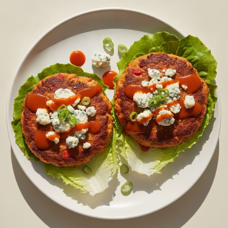 Buffalo Blue Cheese Burgers