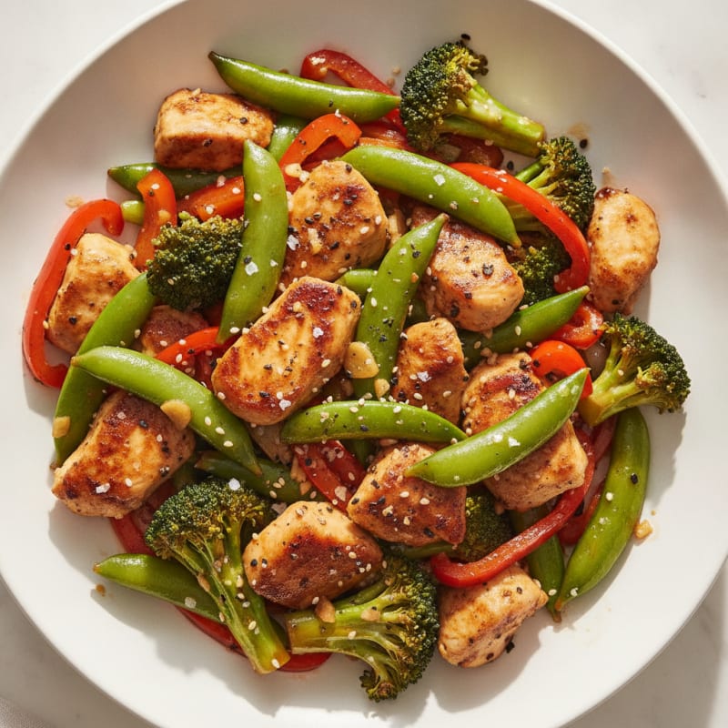 Garden Vegetable Sesame Stir-Fry