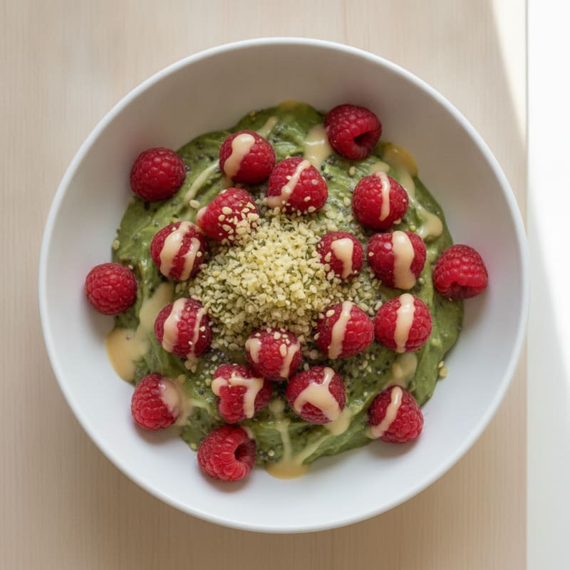 Matcha Berry Chia Pudding