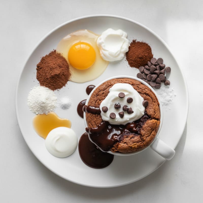 Decadent Chocolate Protein Mug Cake