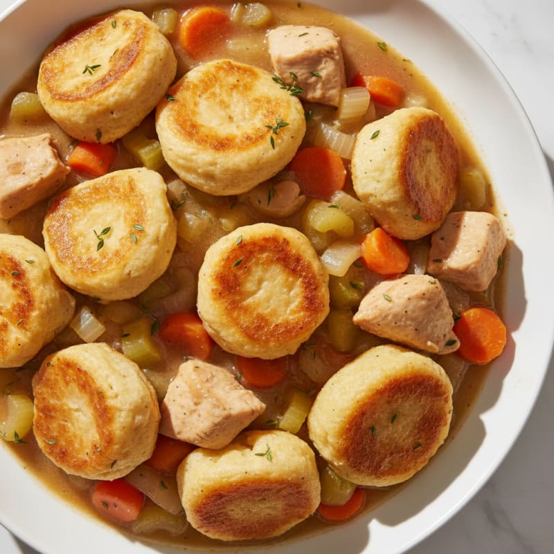 Homestyle Chicken and Dumplings Stew