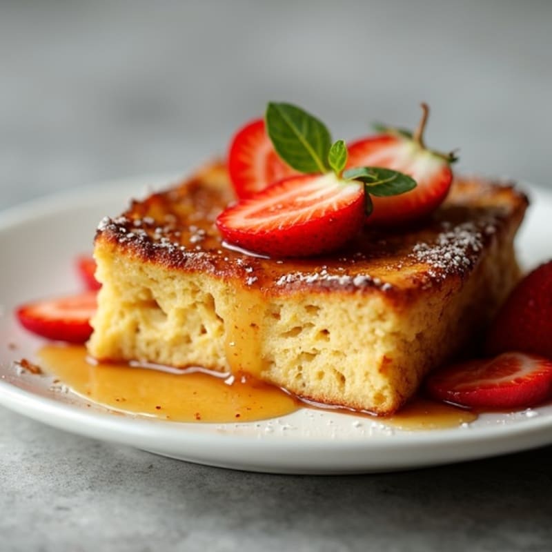 Protein-Rich Vanilla Bean French Toast Bake